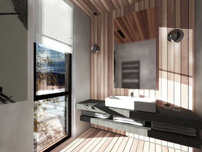 Archisio - Bicuadro - Progetto Ski lodge powder mountain lot 27 eden utah