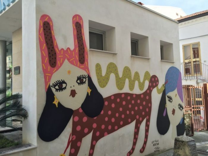 Archisio - La Fille Bertha - Progetto Pittura su muro