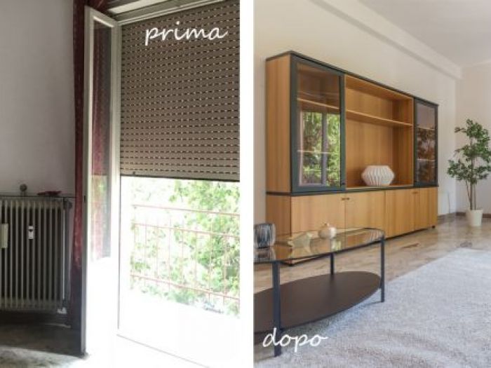 Archisio - Alessandro Giardini - Progetto Home staging a forliCome rendere moderno e attualeUn appartamento anni 60