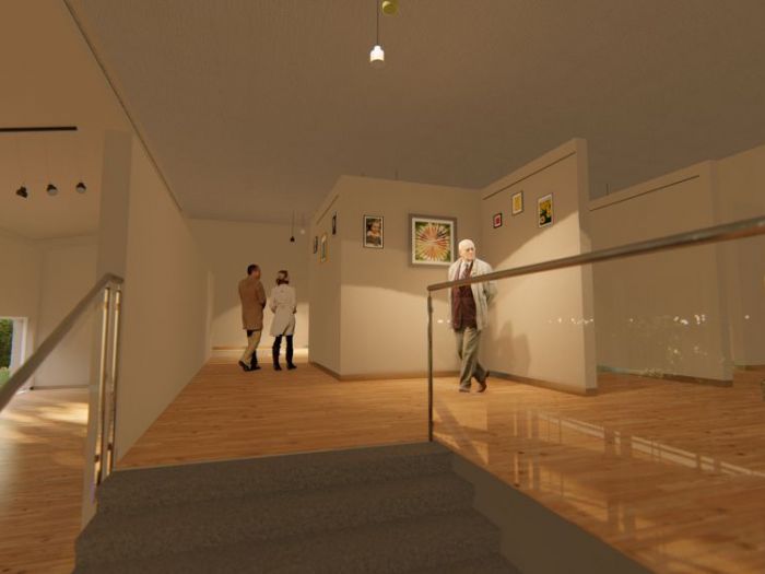 Archisio - Andrea Sorci Natural Living - Progetto Ipotesi progetto di ripristino di un capannone a borghetto flaminio rm per la sede museale della fondazione