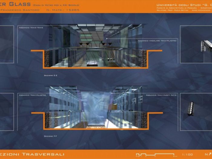 Archisio - Daniele Francesco Santoro - Progetto Glass under glass