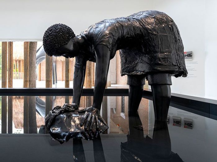 Archisio - Forme Dacqua - Progetto Fontana a specchio - padiglione usa biennale arte 2022