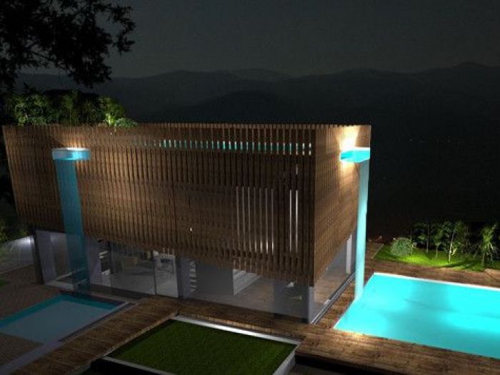 Archisio - Paolo Del Grande Architetto - Progetto Villa roof pool