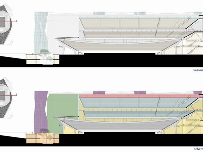 Archisio - Maria Leone Gruppospa - Progetto Ampliamento stadio flaminio