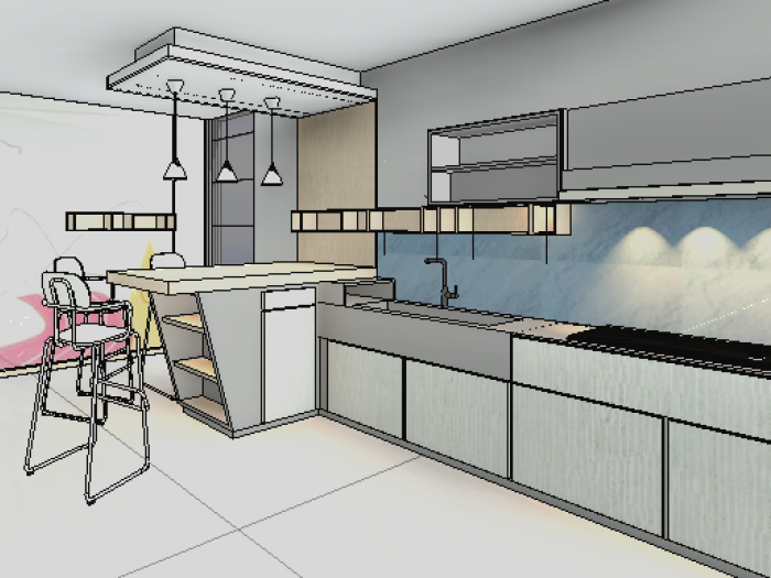 Archisio - Ostuni Giuseppe Pietro - Progetto Arredo cucina