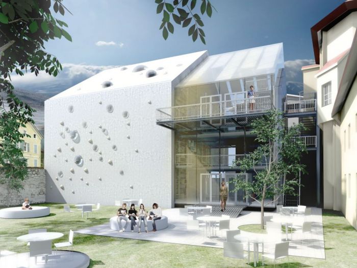 Archisio - Bicuadro - Progetto Biblioteca comunale