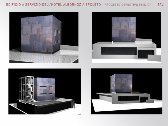 Archisio - Daniele Campolungo - Progetto kubo casa degli artisti spoleto