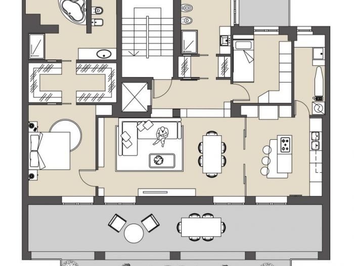 Archisio - Annalisa Carli - Progetto La rinascita di un appartamento degli anni 60 progetto concluso