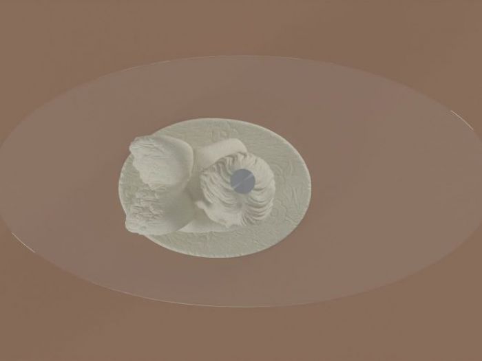 Archisio - Dablec Di Tiziano Moletta - Progetto Tavolino da salotto classico cupido