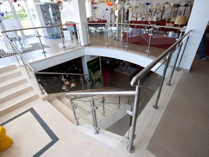 Archisio - Vetreria Calasso - Progetto Scale ringhiere e sabbiatura