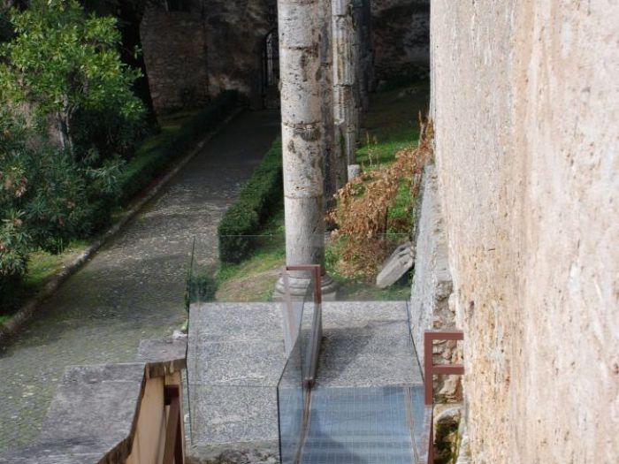 Archisio - Aldo Canepone - Progetto Nuovo accesso pedonale al pronao della chiesa dellabbazia di casamari