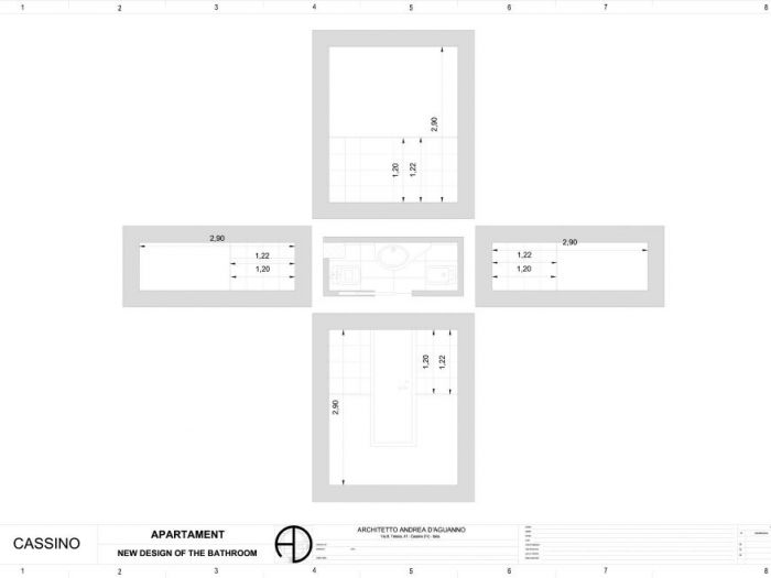 Archisio - Andrea Daguanno - Progetto Ristrutturazione di un appartamento