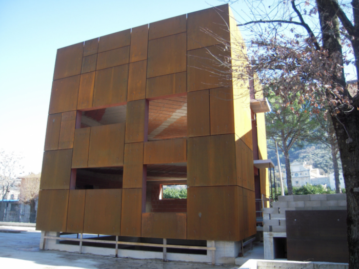 Archisio - Daniele Campolungo - Progetto kubo casa degli artisti spoleto