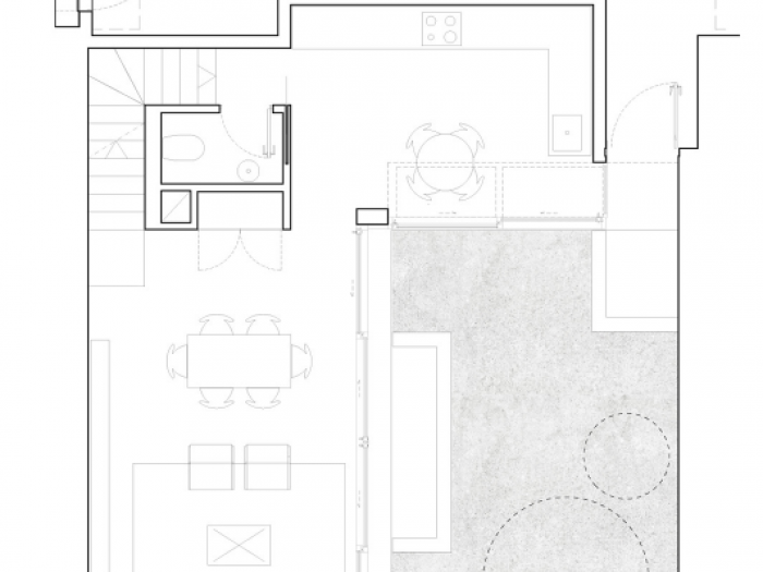 Archisio - Noname Studio - Progetto Alloggiamento del patio