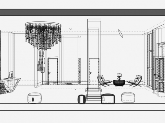 Archisio - Bebdecor - Progetto Allestimento reception hotel