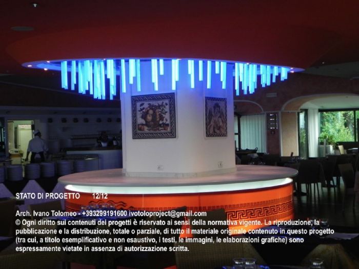 Archisio - Ivano Tolomeo - Progetto Isola buffet hotelresort rocca nettuno