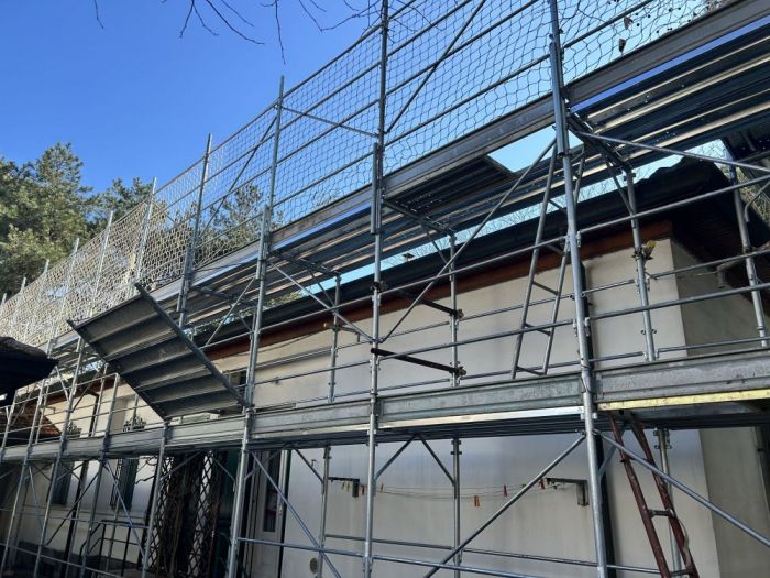 Archisio - Cs Costruzioni Snc - Progetto Montaggio ponteggio per il rifacimento della copertura