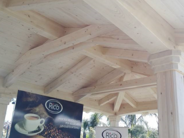 Archisio - Non Solo Tetti Di Baroni Antonino - Progetto Gazebo esposizione vivaio