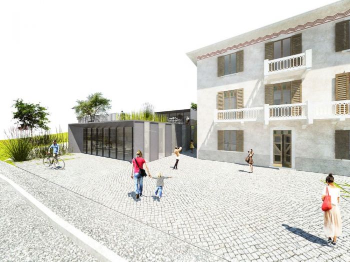 Archisio - Coarch Studio - Progetto San giovanni bianco concorso di idee per la nuova casa della cultura 2016