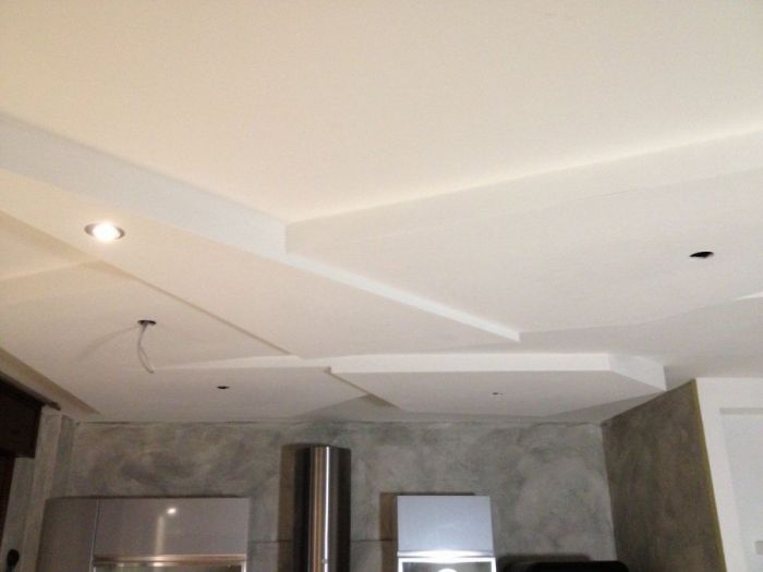 Archisio - Dinamikaworks - Progetto Controsoffitto in cartongesso tre volumi