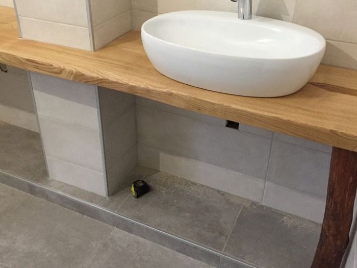 Archisio - Falegnameria Antiquarte Di Moscariello Pier - Progetto Arredo bagno in legno