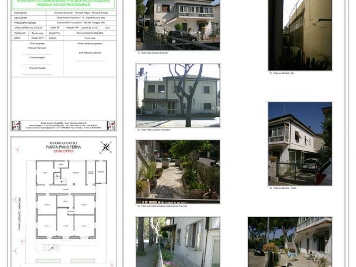 Archisio - Massimo Manenti - Progetto Progetto di demolizione e fedele ricostruzione