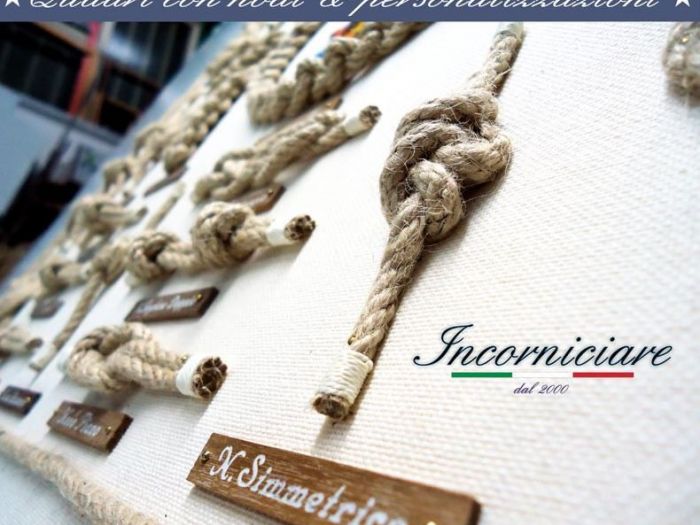 Archisio - Incorniciare - Progetto Quadri con nodi marinari