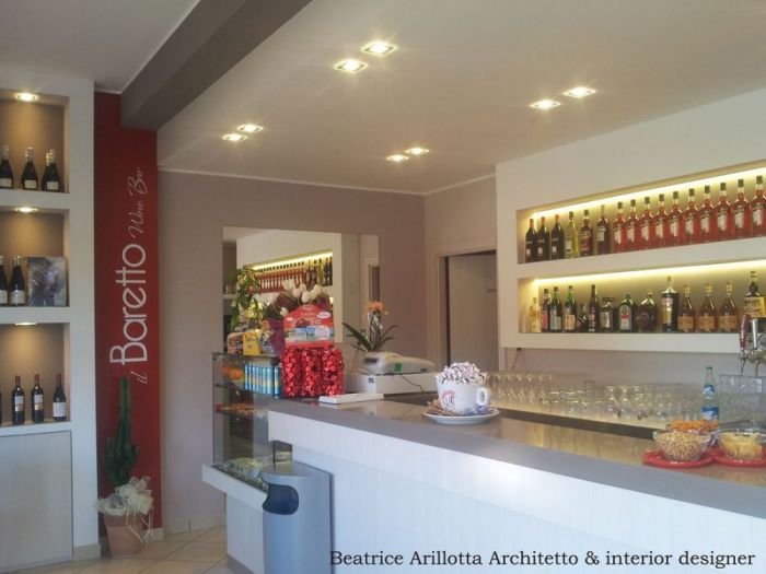 Archisio - Beatrice Arillotta Architetto - Progetto Bar il baretto wine bar