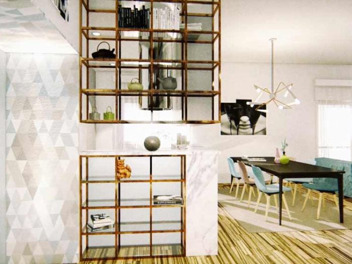 Archisio - Studio Ferretti - Progetto Ridistribuzione appartamento