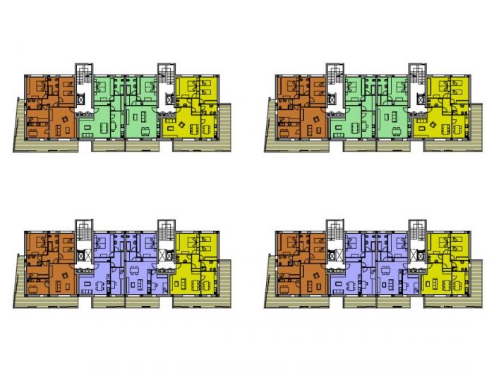 Archisio - Glagabriele Lottici Architetto - Progetto 40 appartamenti a bergamo