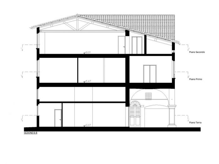 Archisio - Studio Pinelli - Progetto Restauro e riuso dellex pretura di sassuolo