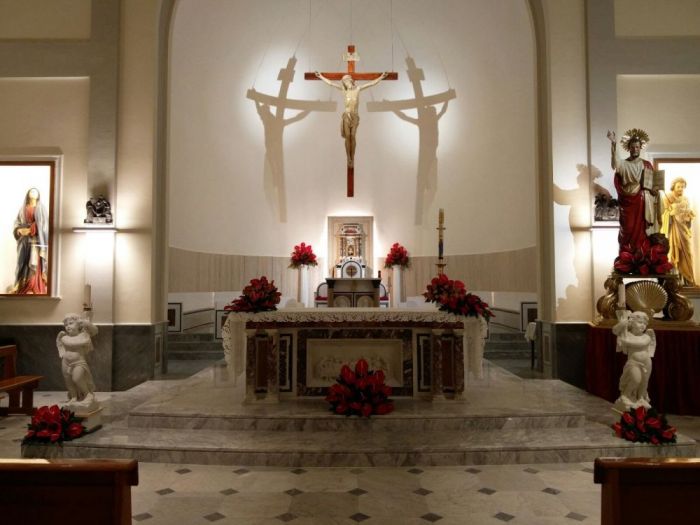 Archisio - Giuseppe Daniello - Progetto Nuovo presbiterio per la parrocchiale di san marco evangelista a castellammare di stabia