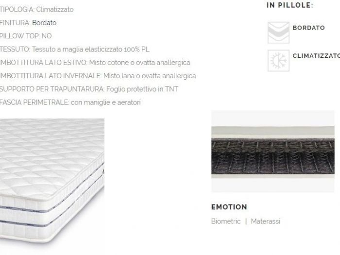 Archisio - Cmb Cattaneo Bruno Mobili - Progetto Materasso ortopedico memory molle