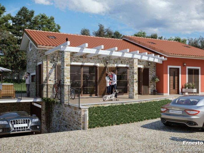 Archisio - Cad Service Di Ernesto Di Gregorio - Progetto Rendering e tour virtuale nuovo fabbricato in ceraso sa