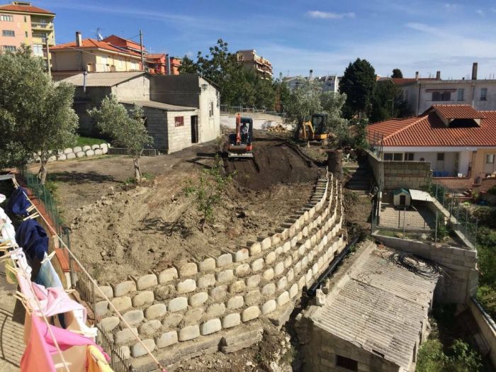 Archisio - Nimar Costruzioni - Progetto Strutture cementizie a sostegno di strade con pericolo di frane