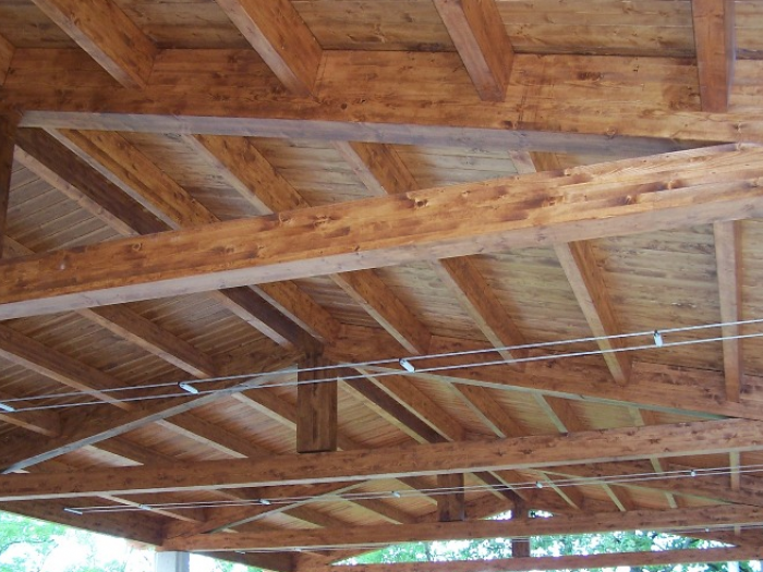 Archisio - Maurizio Loi - Progetto progettazione strutturale e dl porticati in legno lamellare