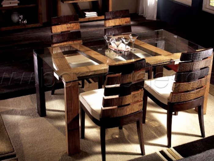 Archisio - Bambu Design - Progetto Tavoli basi tavolo sedie poltroncine