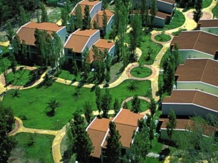 Archisio - Francesco Ruffini - Progetto Calaserena village del gruppo bluserena spa un resort 4 stelle realizzato su una delle pi belle spiagge sabbiose della sardegna a maracalagonis cagliari