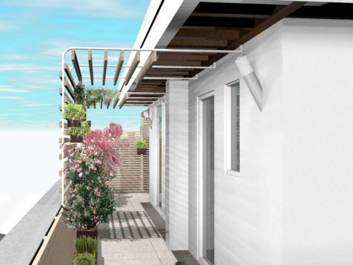 Archisio - Alessandro Fornasari - Progetto Allestimento di un piccolo terrazzo nellentroterra pugliese