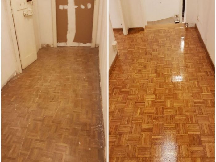 Archisio - Parquettista Roma - Progetto Restauro parquet massello con levigatura e verniciatura