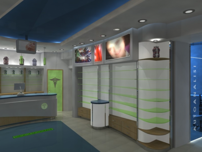 Archisio - Tecnocad Service - Progetto Rendering farmacia