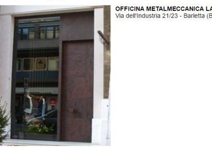 Archisio - Officina Metalmeccanica Lanotte - Progetto Vetrine negozi