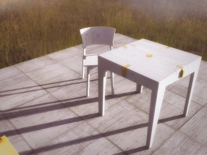 Archisio - Studio Ferretti - Progetto Tavolo su disegno taglio cnc