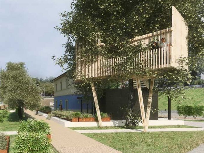 Archisio - Clab Architettura - Progetto Bike stationSalionze