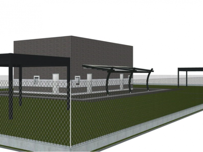 Archisio - Idea Tenda - Progetto Strutture autoportanti addossate pergolati