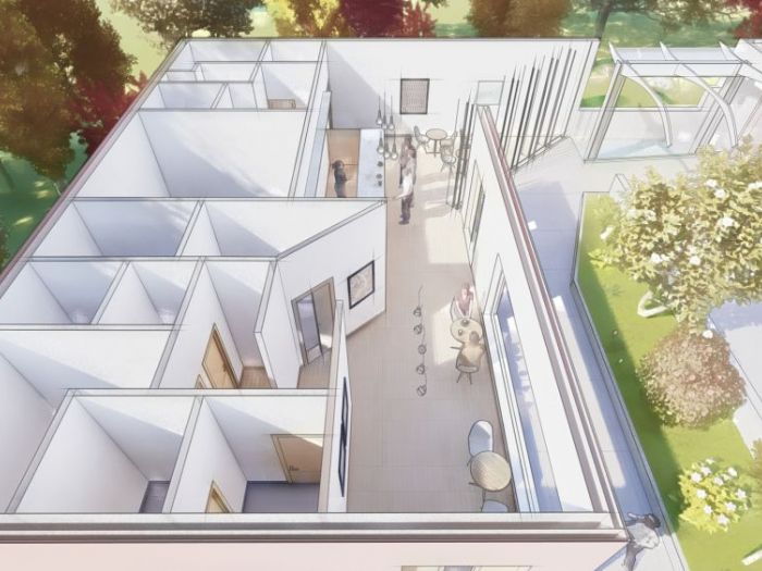 Archisio - Andrea Sorci Natural Living - Progetto Ipotesi progetto di ripristino di un capannone a borghetto flaminio rm per la sede museale della fondazione