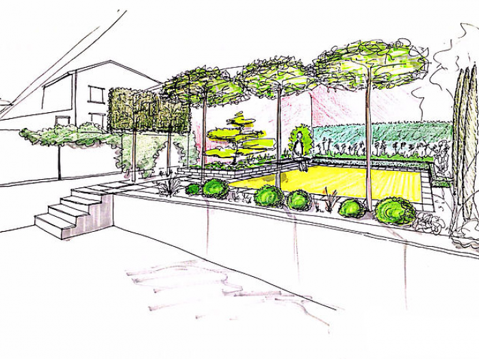 Archisio - Lugo Architettura Del Paesaggio - Progetto Sketches