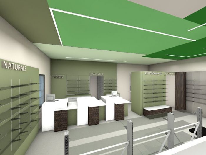 Archisio - Amedeo Giordano - Progetto Nuova sede farmacia duomo