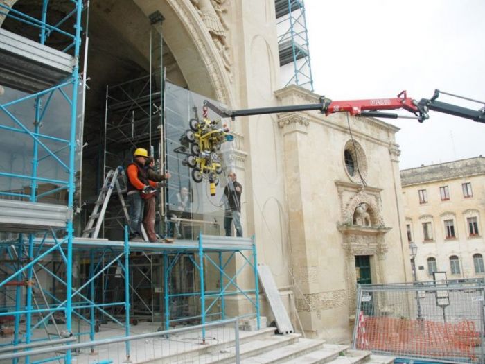 Archisio - Vetreria Calasso - Progetto Lavorazione al sedile di lecce