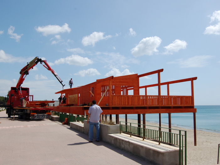 Archisio - Angoli Legno Edilizia - Progetto Lidi balneari